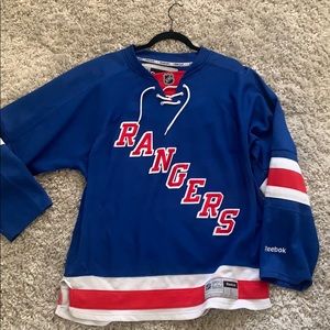 Authentic NY Rangers Hockey Reebok Jersey